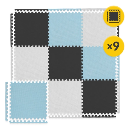 Set de 9 covorașe puzzle - „Cer albastru”