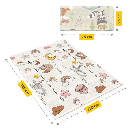 Covoraș de educație pliabil „Boho dream” 180 x 150 cm