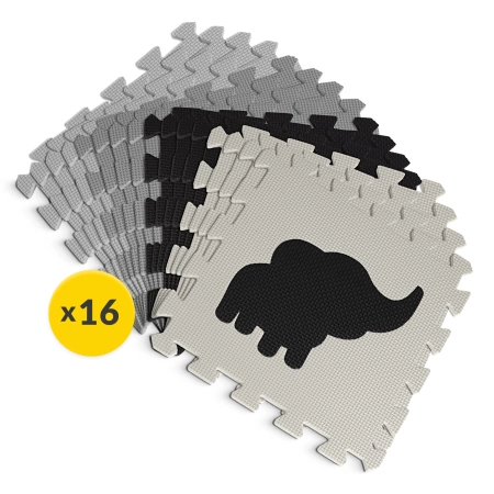 Set de puzzle din spumă 150x150 - „Animale”