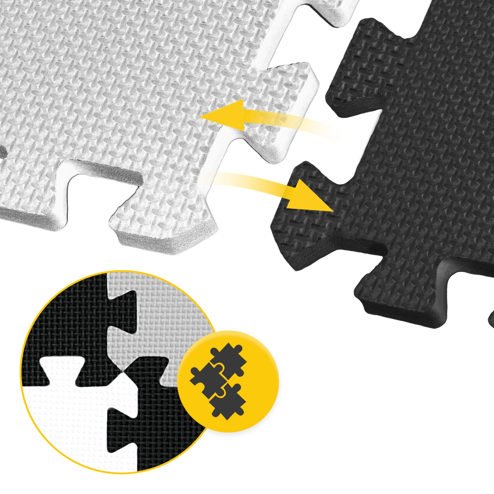 Set de 9 covorașe puzzle - „Nori pe cer”