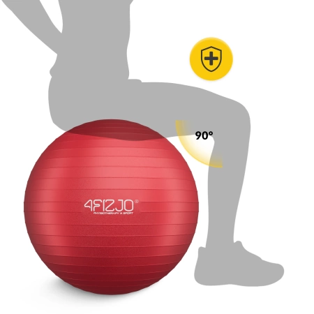 Minge gonflabilă de gimnastică pentru fitness 65 cm