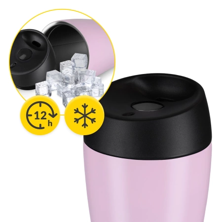 Cana termică Mountain Goat TRAVEL 380 ml roz