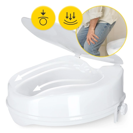 Capac pentru toaletă, înălțime 15 cm