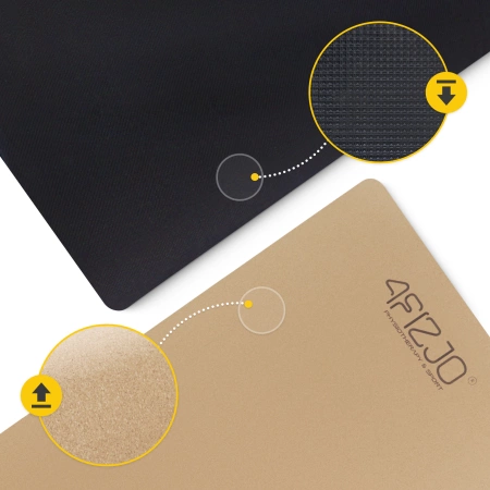 Saltea de exerciții din cauciuc cu suprafața din plută anti-alunecare 4 mm