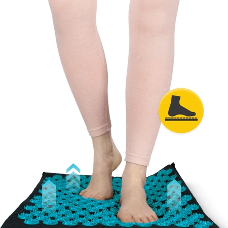 Covoraș de presopunctură ECO cu coji de hrișcă și nucă de cocos