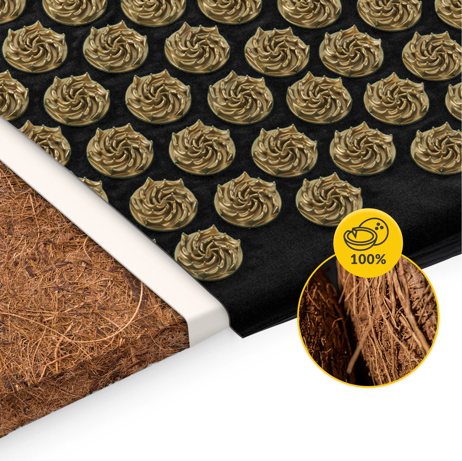 ECO Saltea de acupresură cu pernă XL