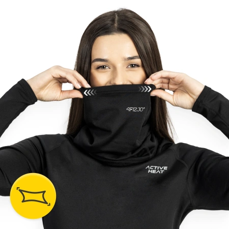 Fular termic unisex - negru