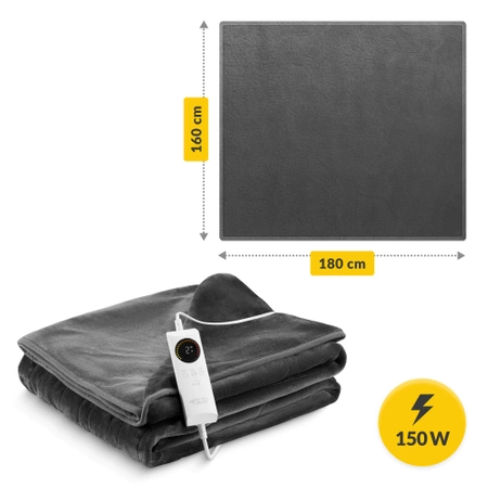 Pătură electrică de încălzire 180 × 160 cm