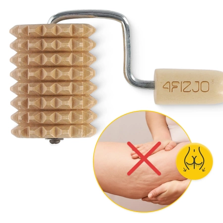 Roller pentru masaj din lemn