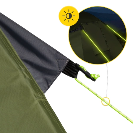 Cort turistic PRIME TRIO MOUNTAIN GOAT verde