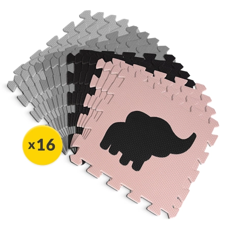 Set de puzzle din spumă 150x150 - „Animale”