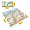 Covor educațional pliabil XXL „Jungla și Camping” 200x180 cm