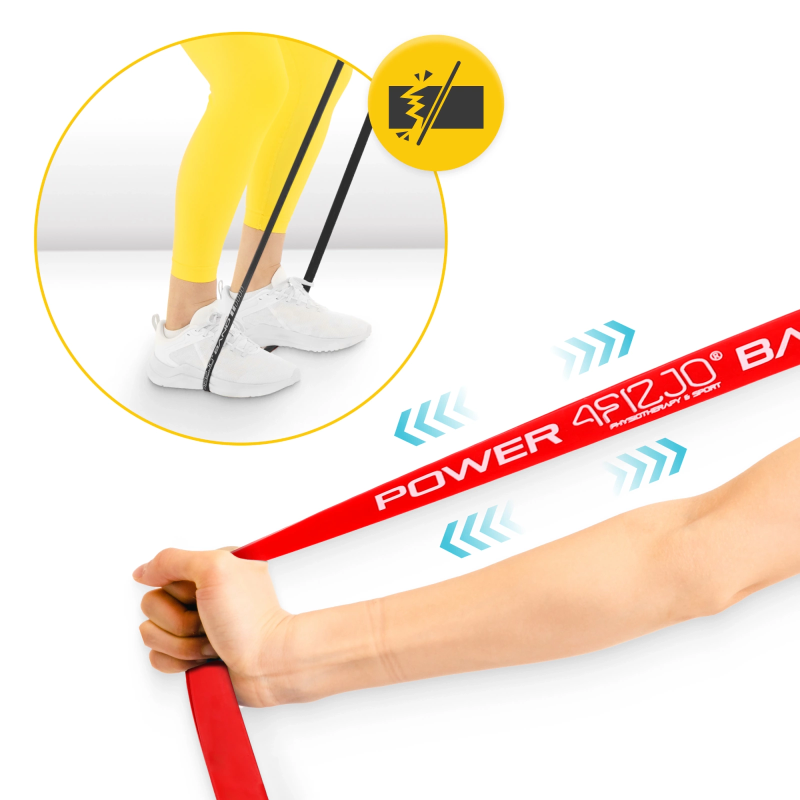 Set de 3 Elastice de Rezistență POWER BAND