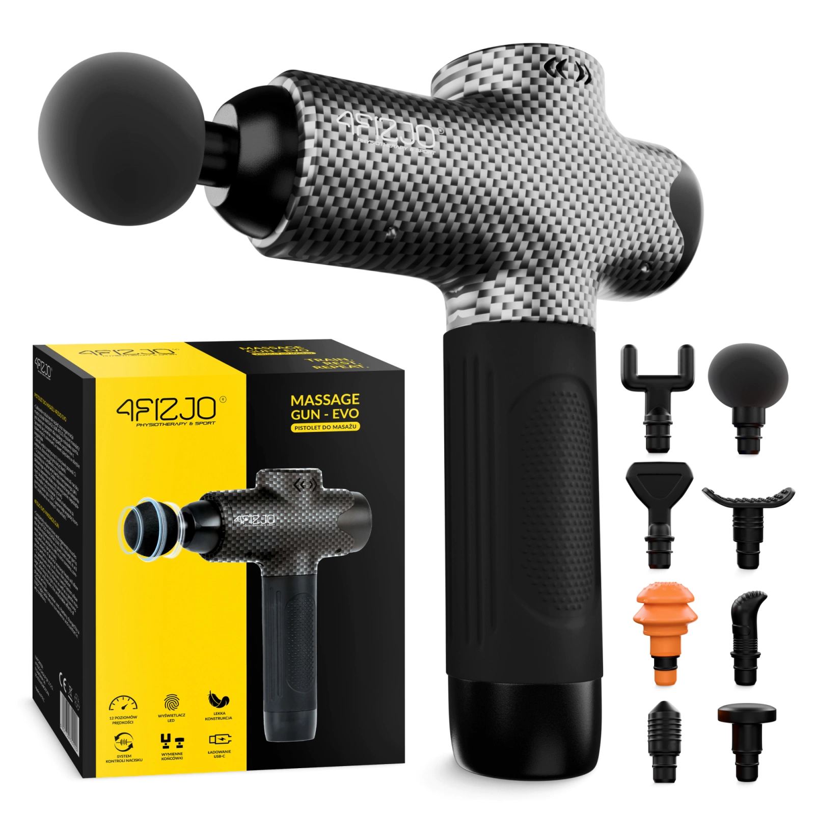 Pistol de masaj, masajer MASSAGE GUN EVO