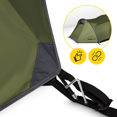 Cort turistic PRIME TRIO MOUNTAIN GOAT verde