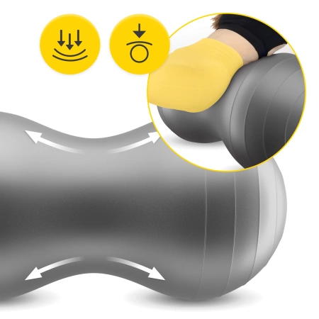 Minge de reabilitare PEANUT AIR BALL Gri