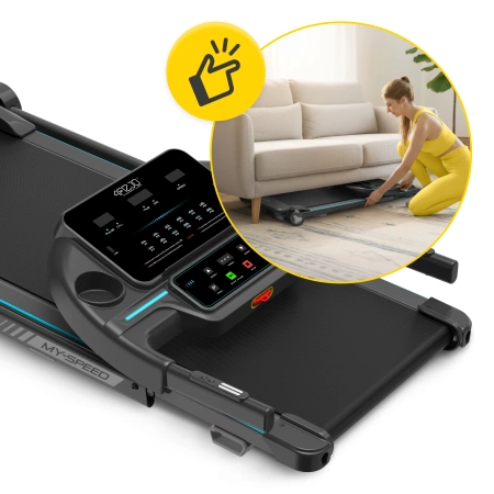 Banda de alergare electrică pliabilă MY-SPEED pentru uz casnic