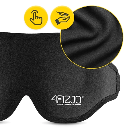 Mască de dormit 3D din mătase