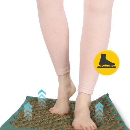 Covoraș de presopunctură ECO cu coji de hrișcă și nucă de cocos