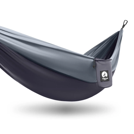 Hamac de călătorie pentru o persoană Mountain Goat gri-grafit