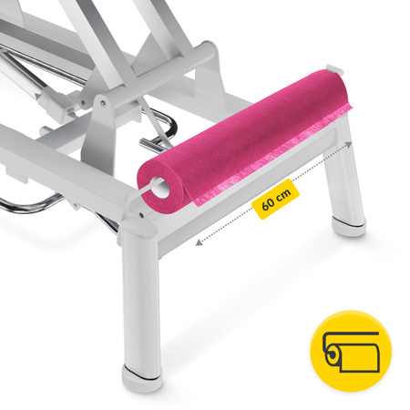 Covora medicală în rolă MED 60 cm x 50 m roz