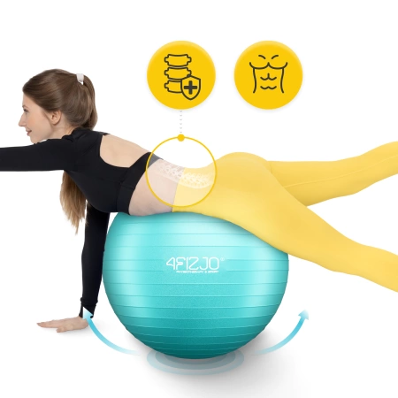 Minge gonflabilă de gimnastică pentru fitness 65 cm