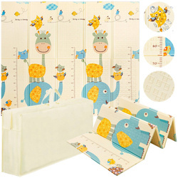 Covoraș educațional pliabil XXL - „BALENA ÎN OCEAN” și „PIRAMIDA ANIMALELOR”