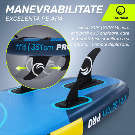 Placă SUP TSUNAMI Paddle Board 350 cm T13