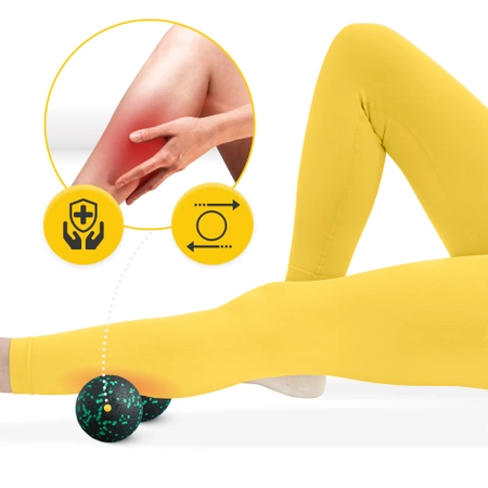 Minge dublă de masaj EPP 8 cm