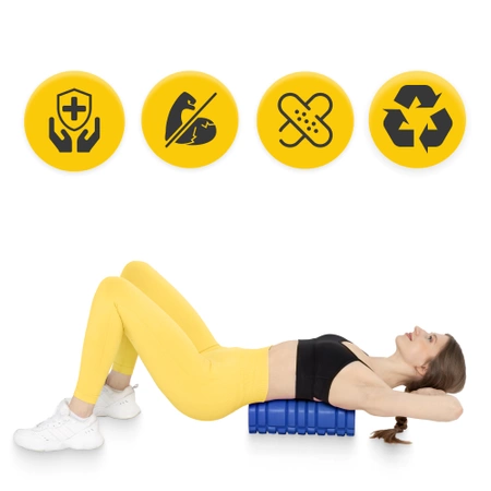 Rolă de masaj CROSSFIT EVA 33 cm