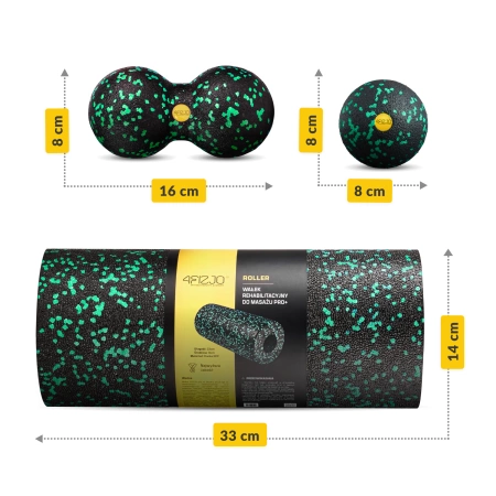 Set de rulare EPP: rolă + 2 mingi