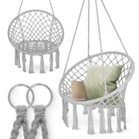 Leagăn de grădină BOHO Gri