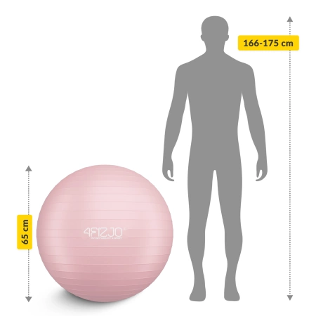 Minge gonflabilă de gimnastică pentru fitness 75 cm