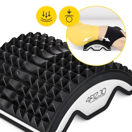 Aparat pentru întinderea spatelui negru-gri