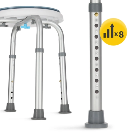 Taburet de duș pivotant