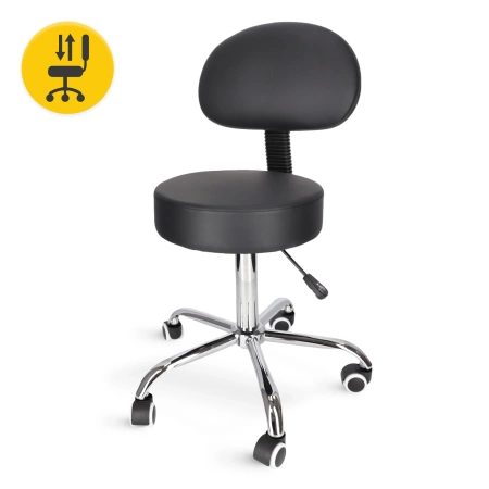 Scaun pivotant de masaj cu spătar PURE+