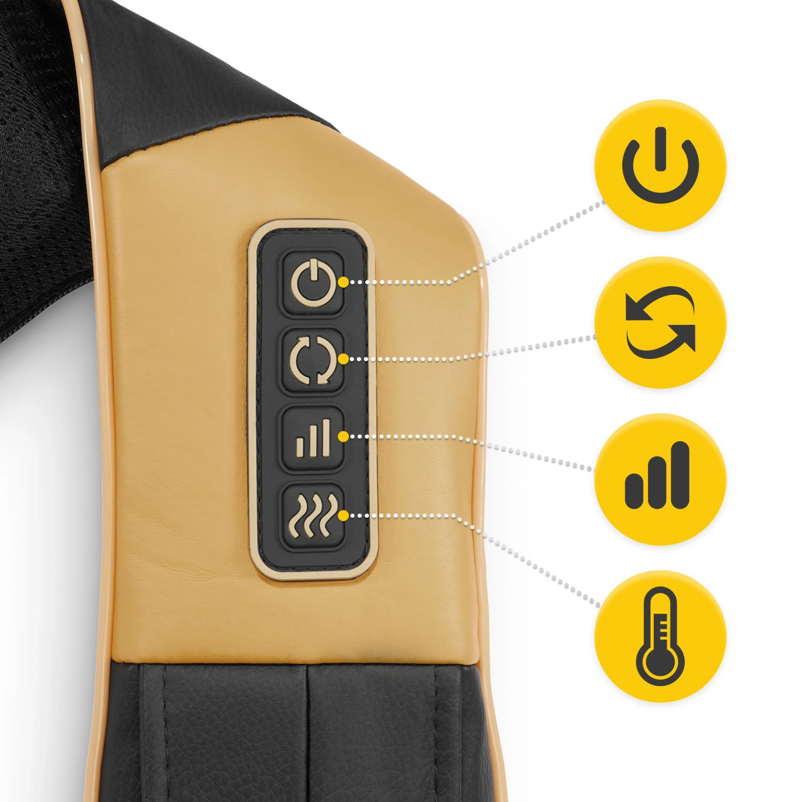 Masaj fără fir pentru gât și spate SHIATSU ULTRA+