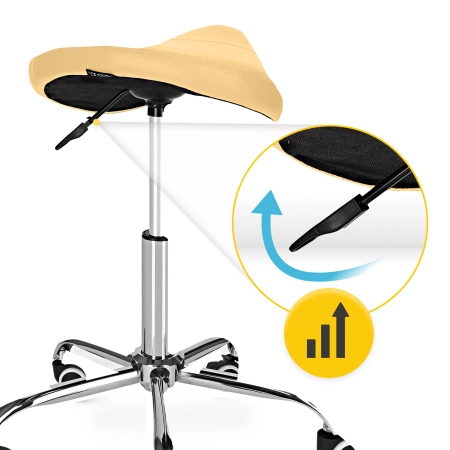 Scaun pivotant de tip șa pentru masaj ERGO