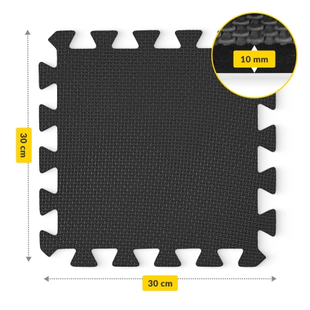PUZZLE protecție din spumă pentru podea 30 x 30 cm 24 buc.