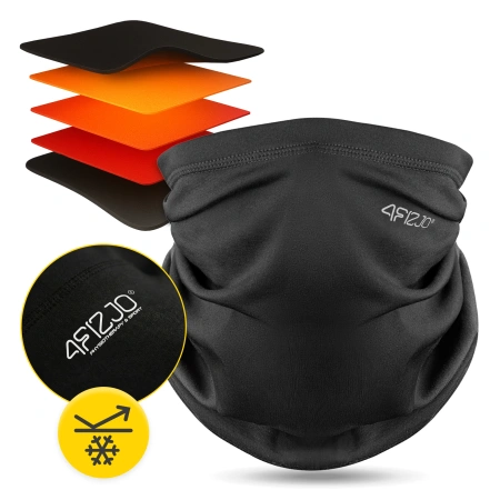 Fular termic unisex - negru