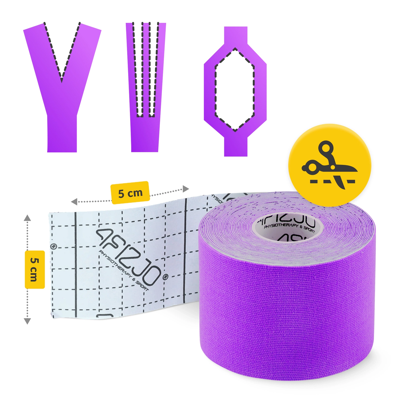 Bandă Kinesiotaping 5 cm x 5 m