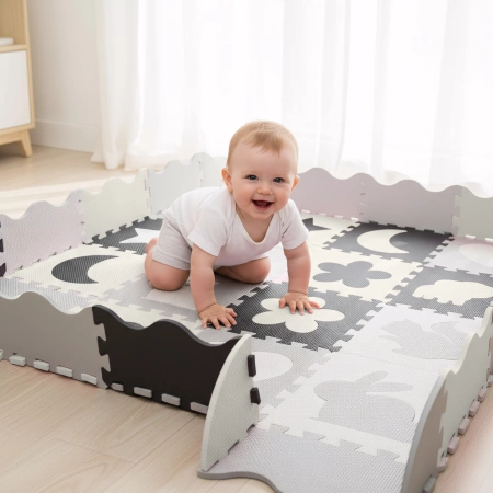 Set de puzzle din spumă 150x150 - „Animale”