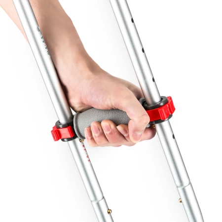 Crutele ortopedice axillari con regolazione dell'altezza