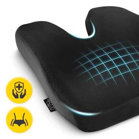 Perna ortopedică pentru spate PRO negru