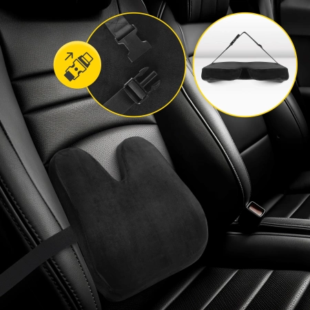 Perna ortopedică pentru spate PRO negru