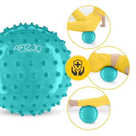 Minge de reabilitare cu țepi, 20 cm, mentă