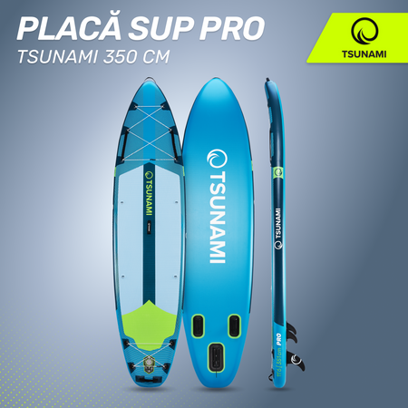 Placă SUP PRO TSUNAMI paddle board 350 cm T15