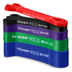 Set de 5 elastice de rezistență POWER BAND