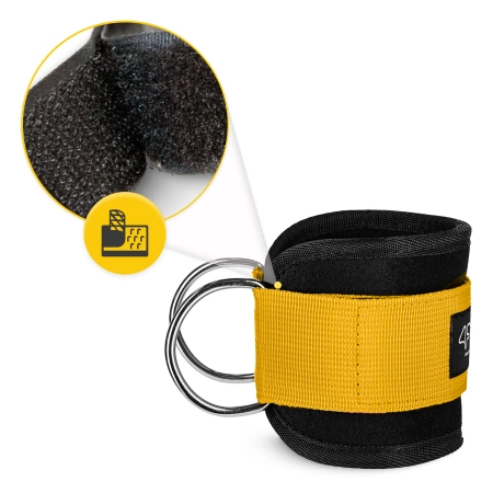 Benzi de formare gleznă pentru lift 2 buc. galben