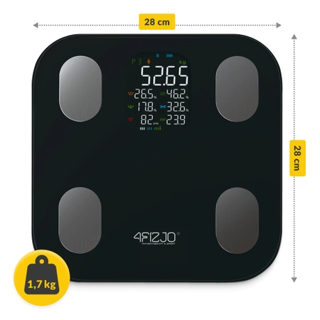 Cântar inteligent pentru baie cu aplicație PRO